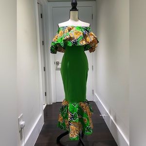 Green Ilorin Dress
